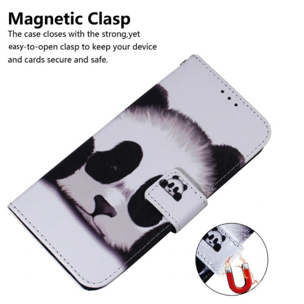 Leren Hoesje Voor Realme 14 5g Panda