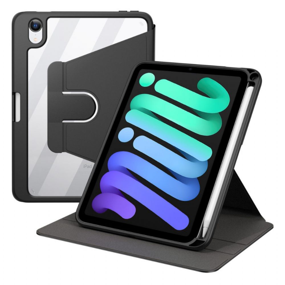 Cover voor iPad Mini 6 (2021) 360° Draaibaar Kunstleer