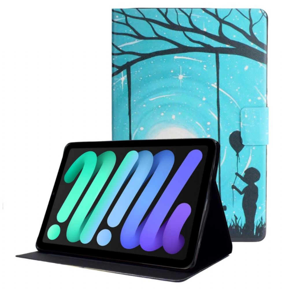 Folio-hoesje voor iPad Mini 6 (2021) Liefhebbers Op De Schommel