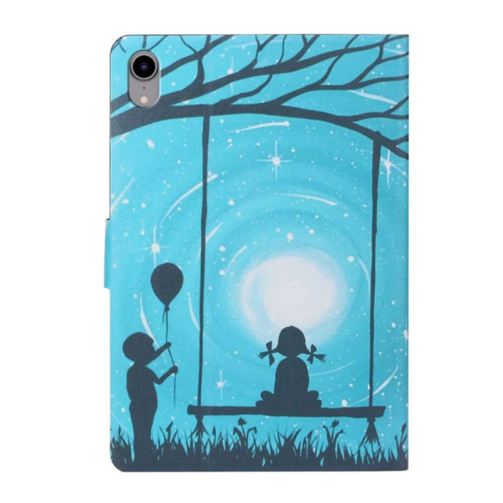 Folio-hoesje voor iPad Mini 6 (2021) Liefhebbers Op De Schommel