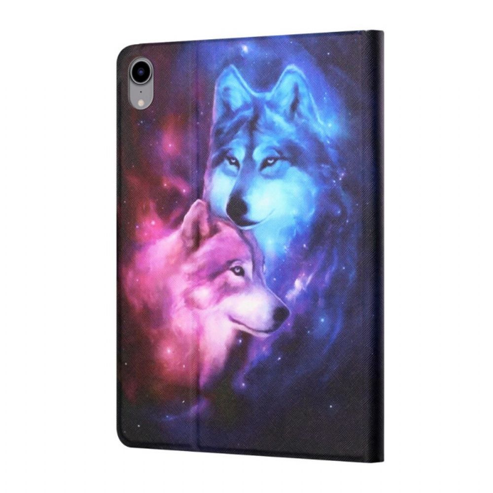Folio-hoesje voor iPad Mini 6 (2021) Paar Wolven