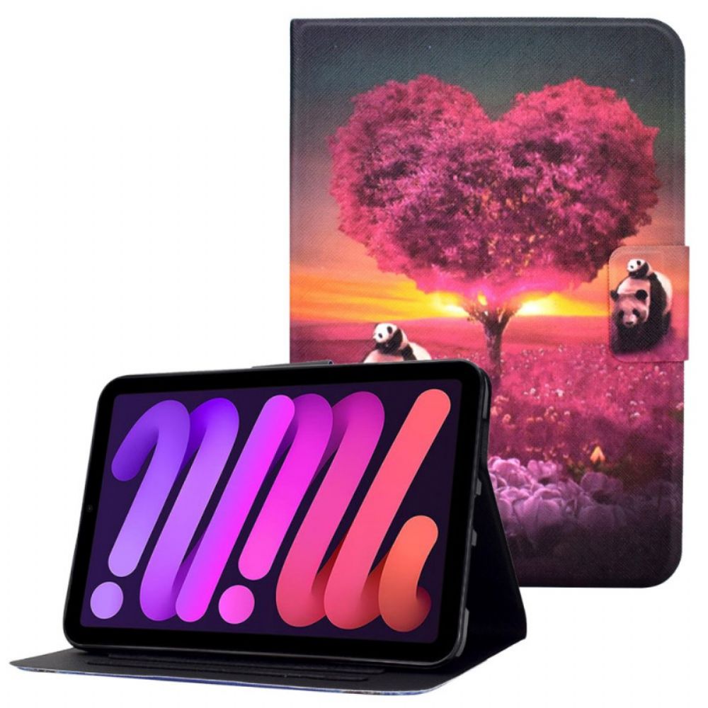 Folio-hoesje voor iPad Mini 6 (2021) Panda Hart