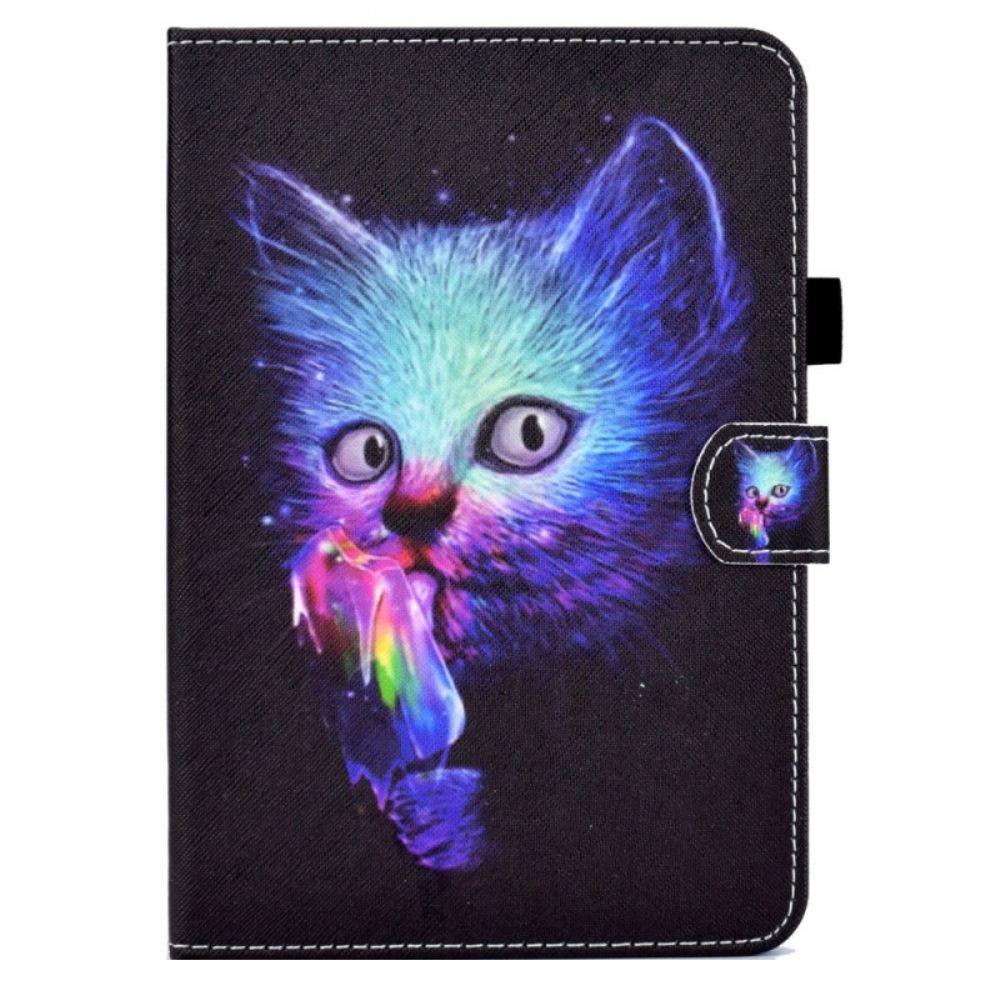 Folio-hoesje voor iPad Mini 6 (2021) Psycho Kat