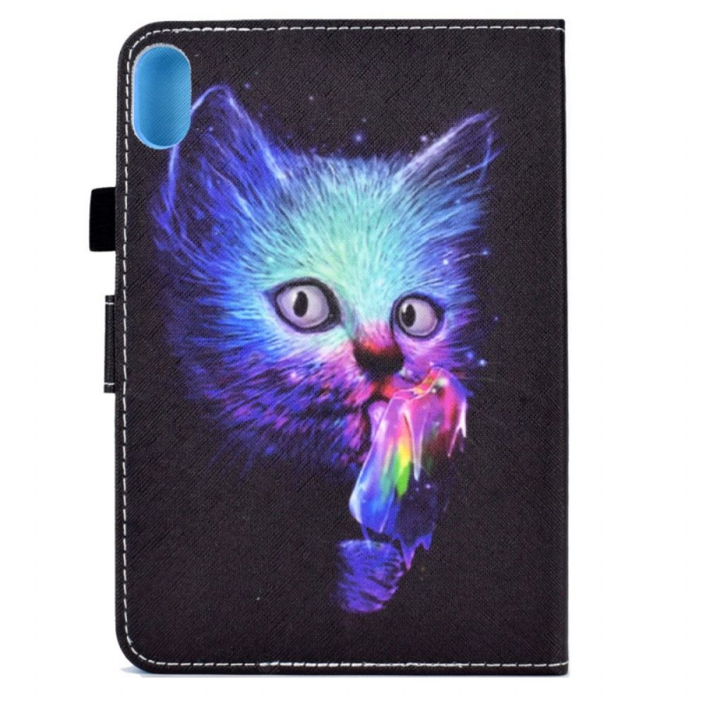Folio-hoesje voor iPad Mini 6 (2021) Psycho Kat