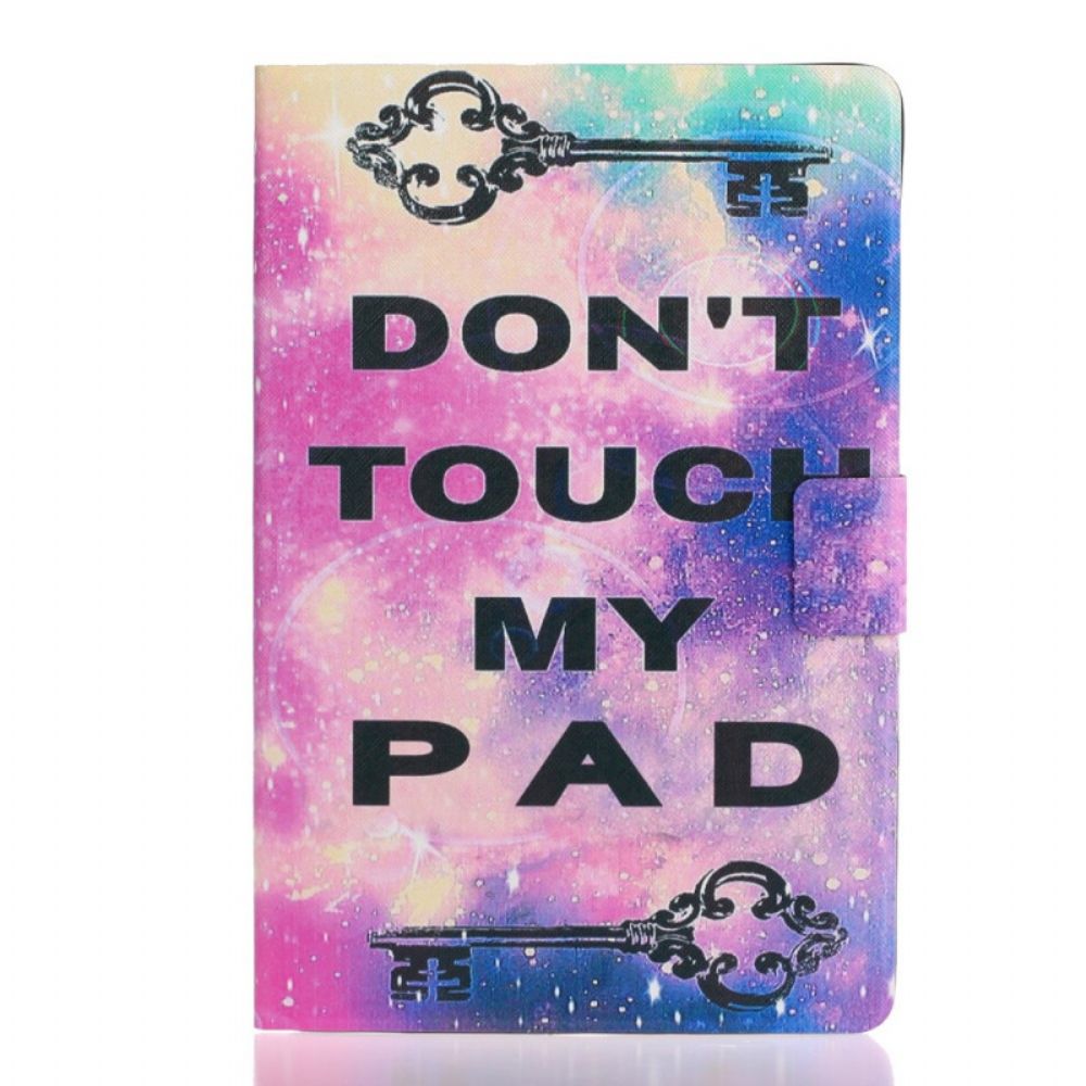 Folio-hoesje voor iPad Mini 6 (2021) Raak Mijn Pad Niet Aan
