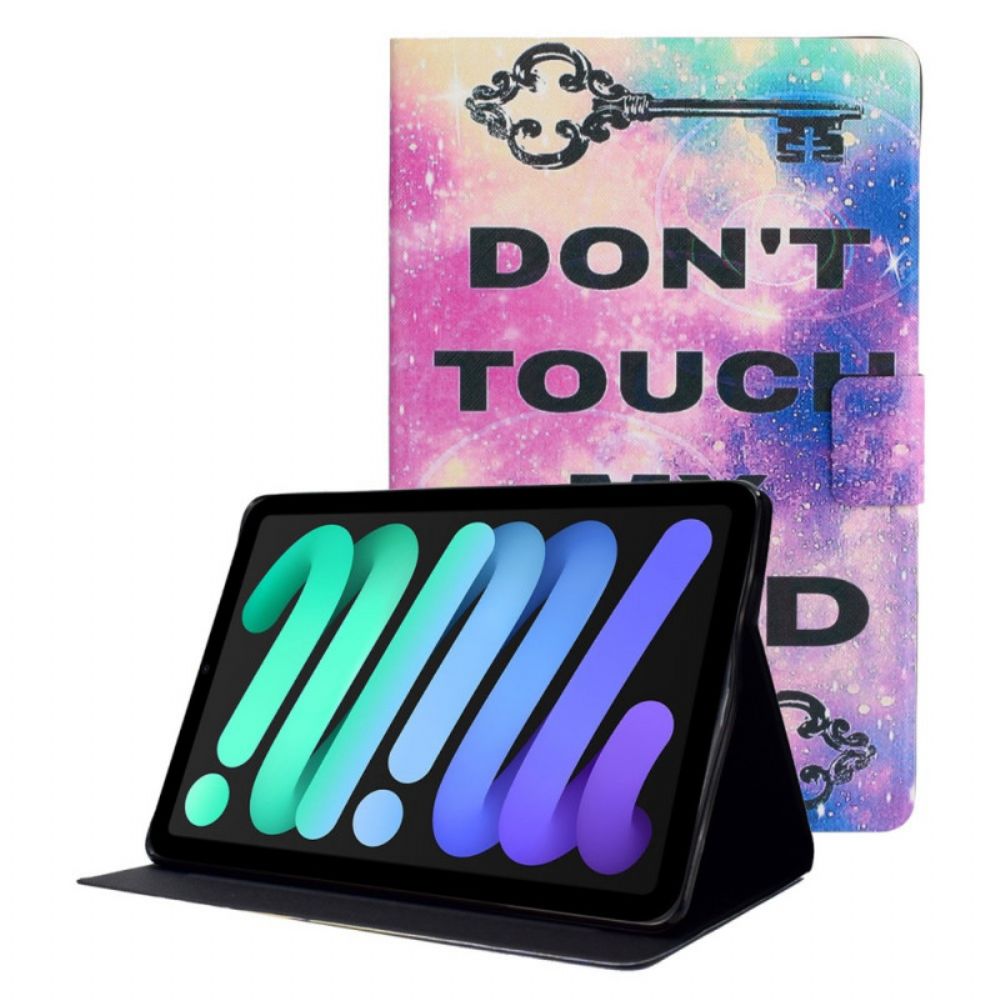 Folio-hoesje voor iPad Mini 6 (2021) Raak Mijn Pad Niet Aan