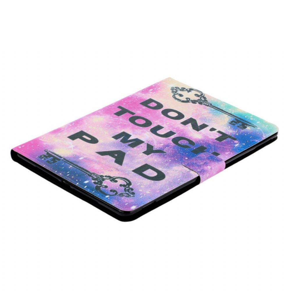 Folio-hoesje voor iPad Mini 6 (2021) Raak Mijn Pad Niet Aan