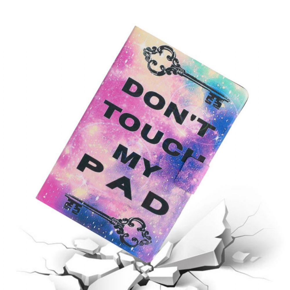 Folio-hoesje voor iPad Mini 6 (2021) Raak Mijn Pad Niet Aan