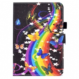 Folio-hoesje voor iPad Mini 6 (2021) Regenboogvlinders