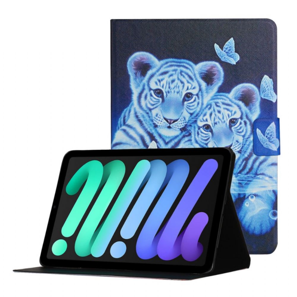 Folio-hoesje voor iPad Mini 6 (2021) Tijgers