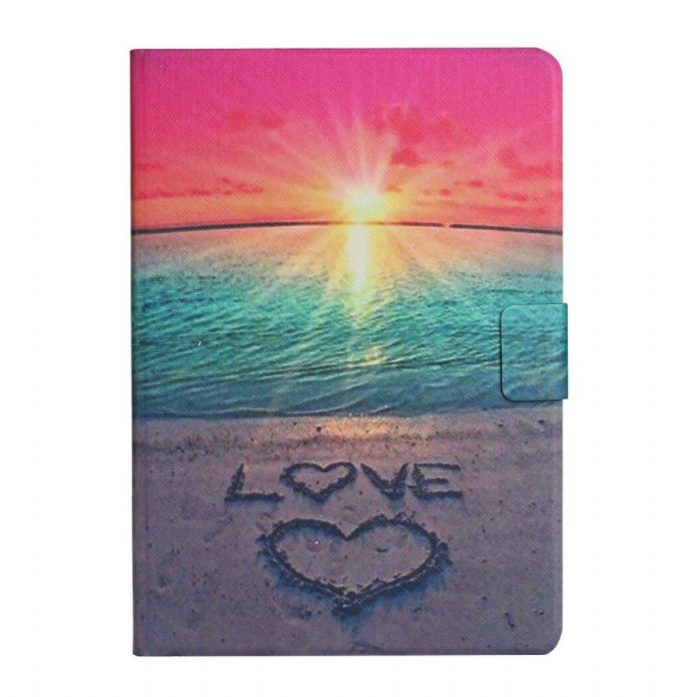 Folio-hoesje voor iPad Mini 6 (2021) Zonsondergang Liefde