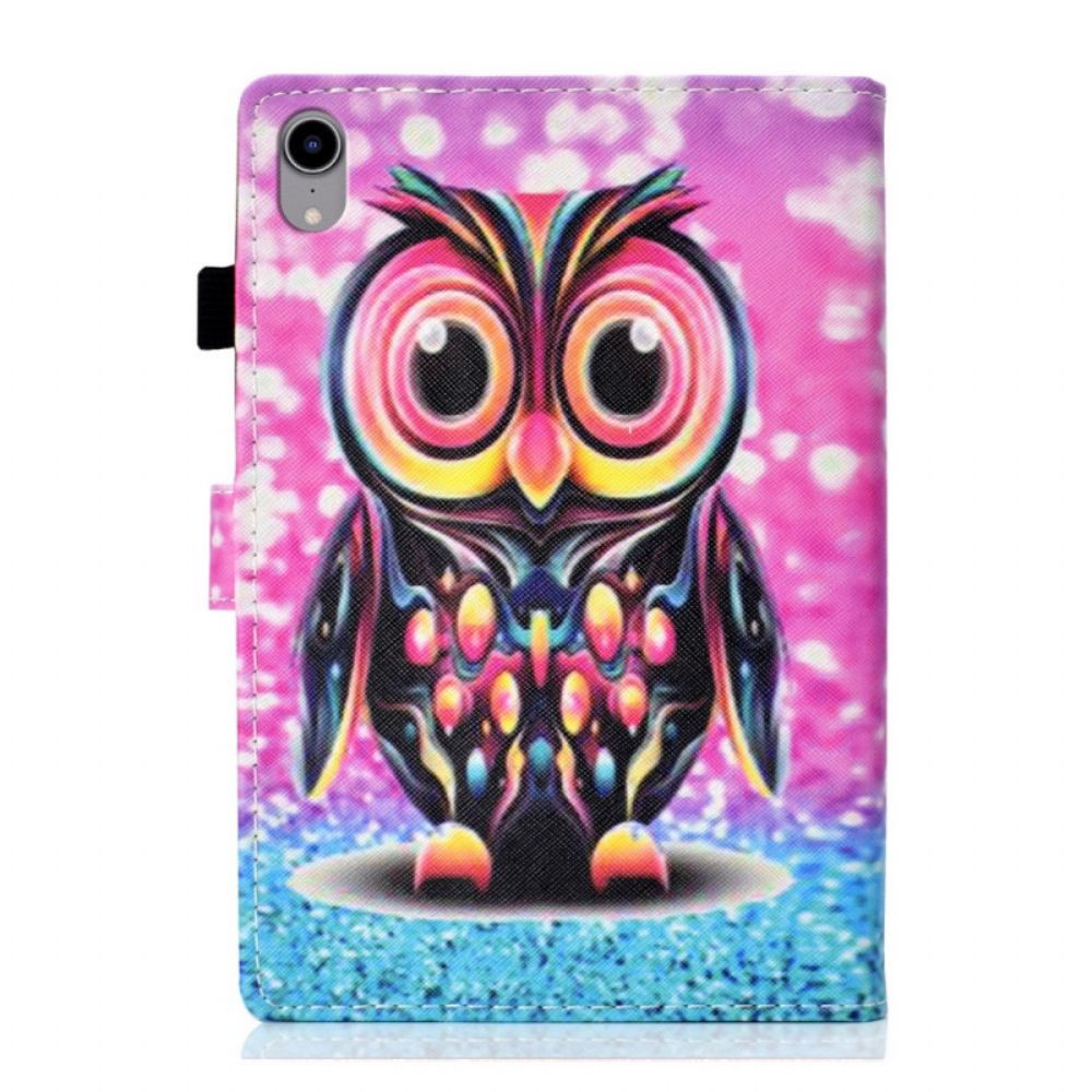 Leren Hoesje voor iPad Mini 6 (2021) Gesplitste Uil