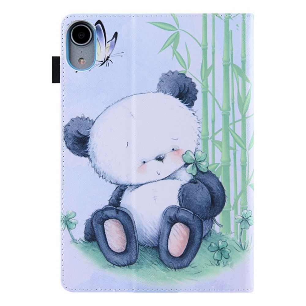 Leren Hoesje voor iPad Mini 6 (2021) Mooie Panda