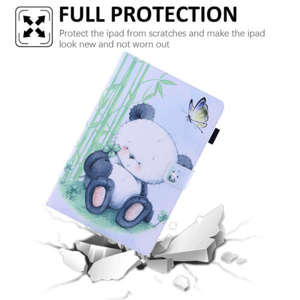 Leren Hoesje voor iPad Mini 6 (2021) Mooie Panda