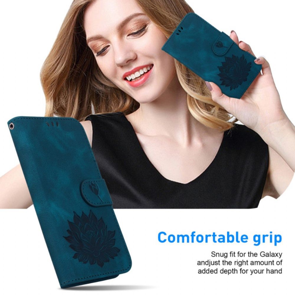 Flip Case Leren Realme Note 60x Lotus