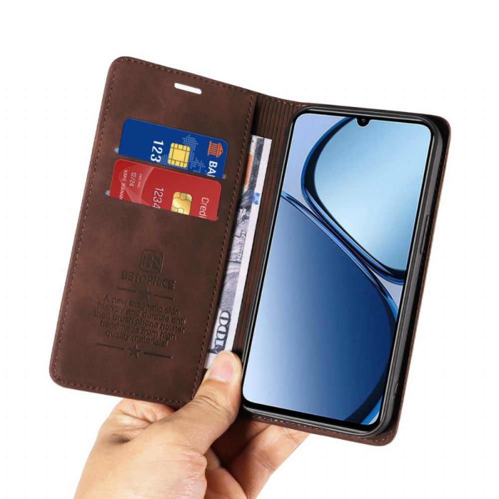 Folio-hoesje Realme Note 60x Rfid-blokkering Betopnice Bescherming Hoesje