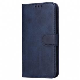 Folio-hoesje Realme Note 60x Telefoonhoesje Effen Leerlook