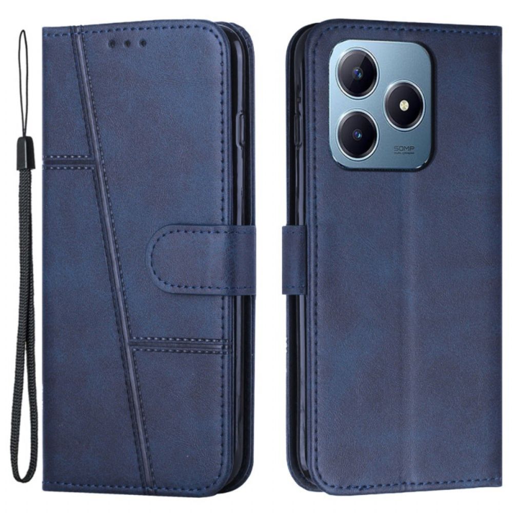 Folio-hoesje Realme Note 60x Telefoonhoesje Zakelijke Stijl