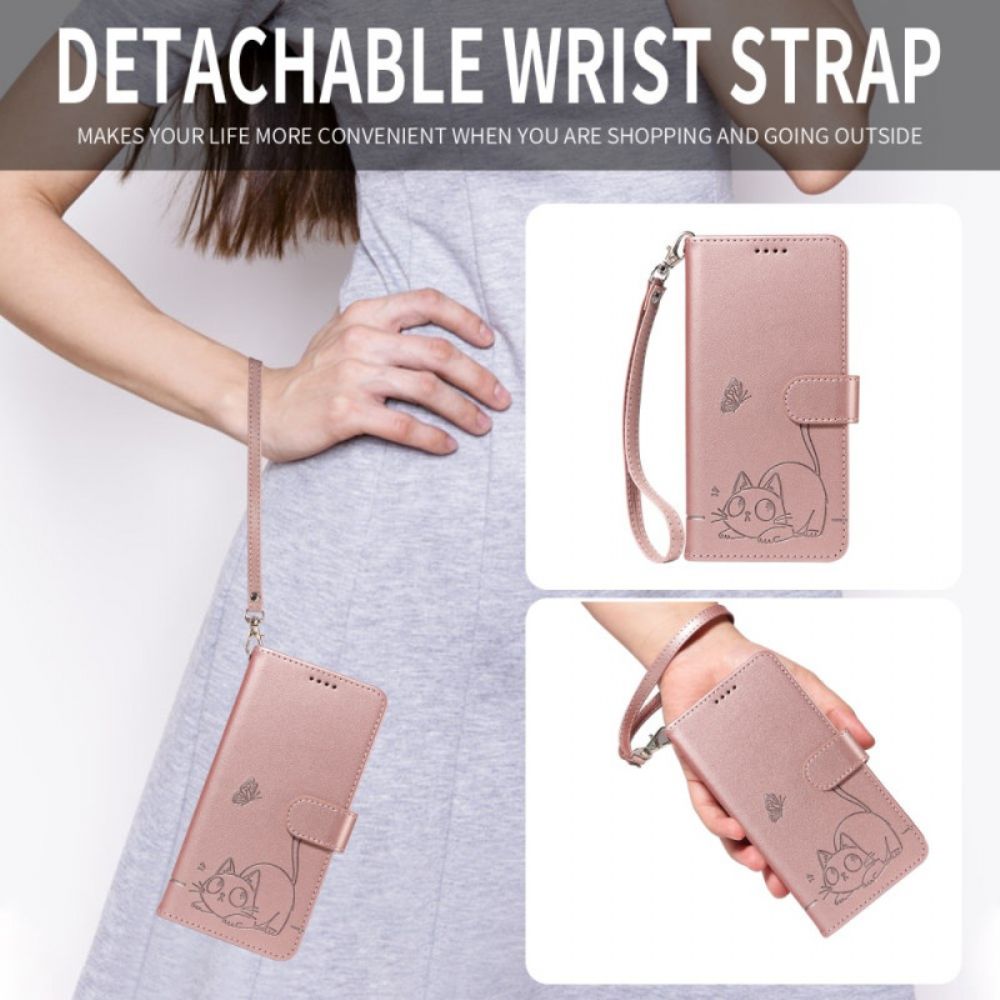 Folio-hoesje Huawei Pura 80 Ultra Telefoonhoesje Kat En Afbeelding