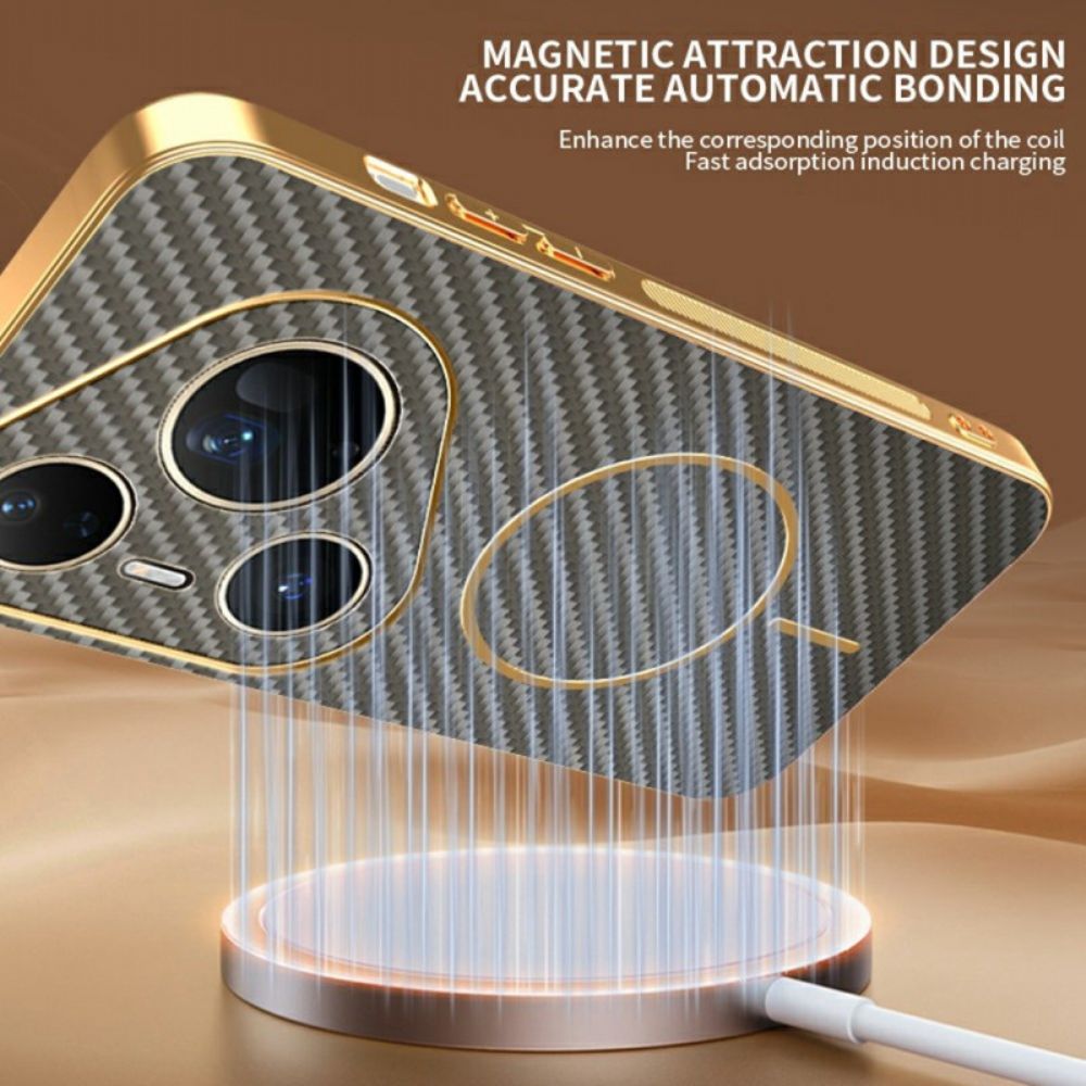 Hoesje Huawei Pura 80 Ultra Koolstofvezeltextuur