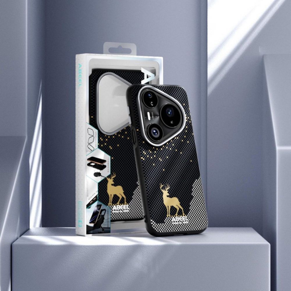 Hoesje Huawei Pura 80 Ultra Magnetisch Hertenpatroon Abeel Bescherming Hoesje