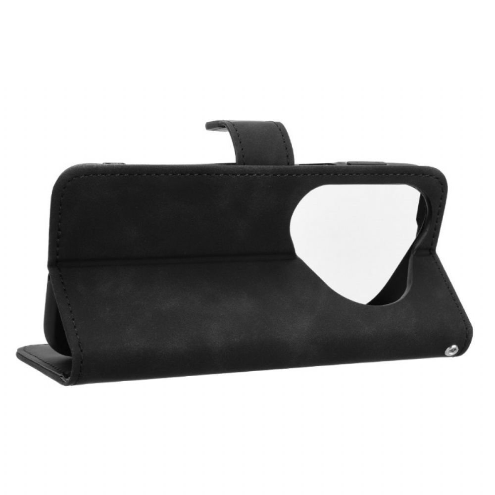 Leren Hoesje Voor Huawei Pura 80 Ultra Suède-effect