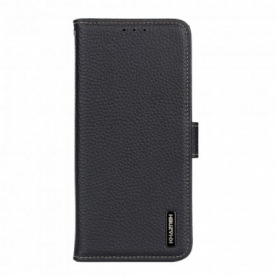Folio-hoesje voor Moto G60S Litchi Khazneh Leer