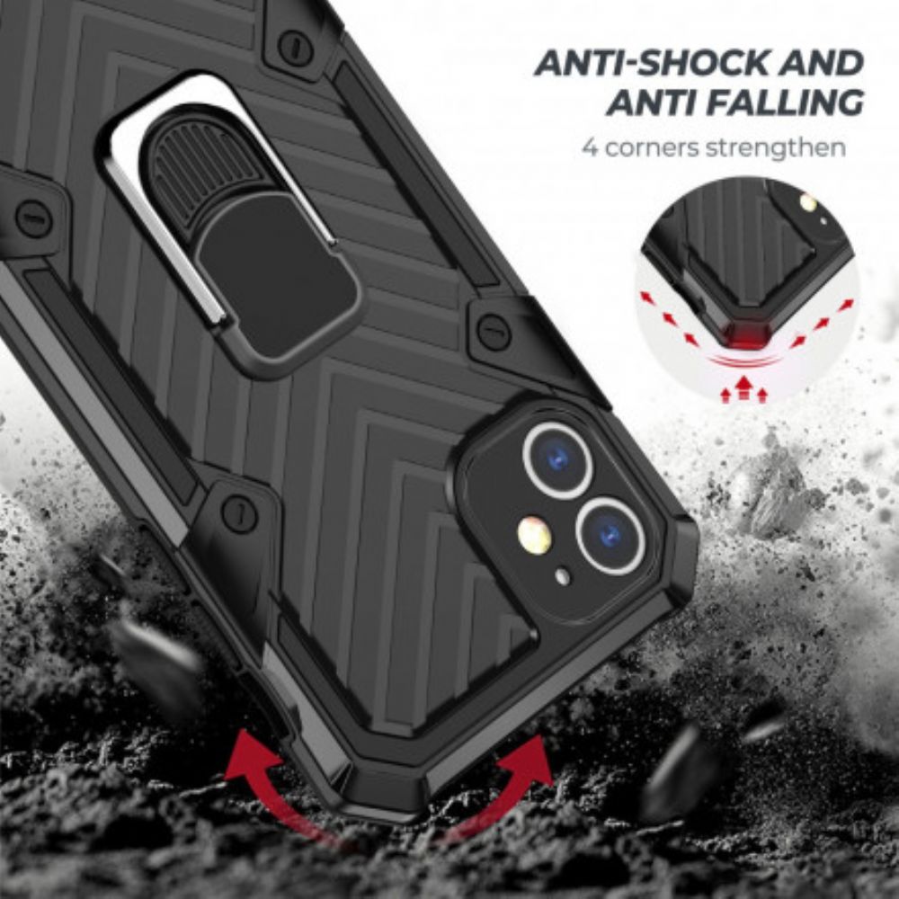 Hoesje voor iPhone 11 Afneembare Ringsteun