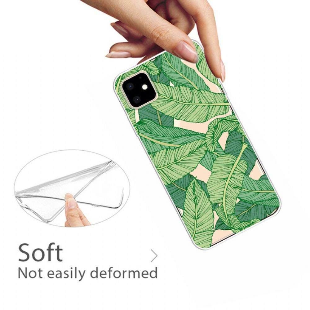 Hoesje voor iPhone 11 Gebladerte