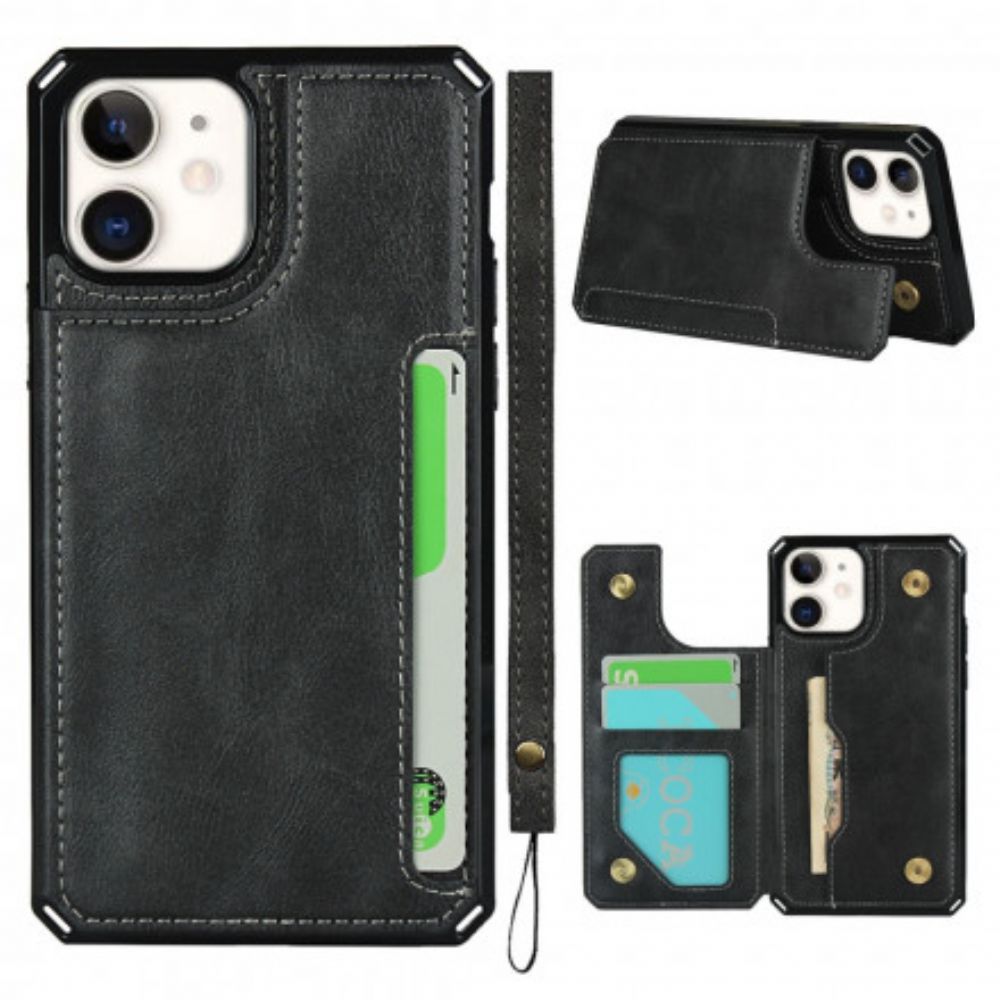 Hoesje voor iPhone 11 Multifunctioneel Met Lanyard