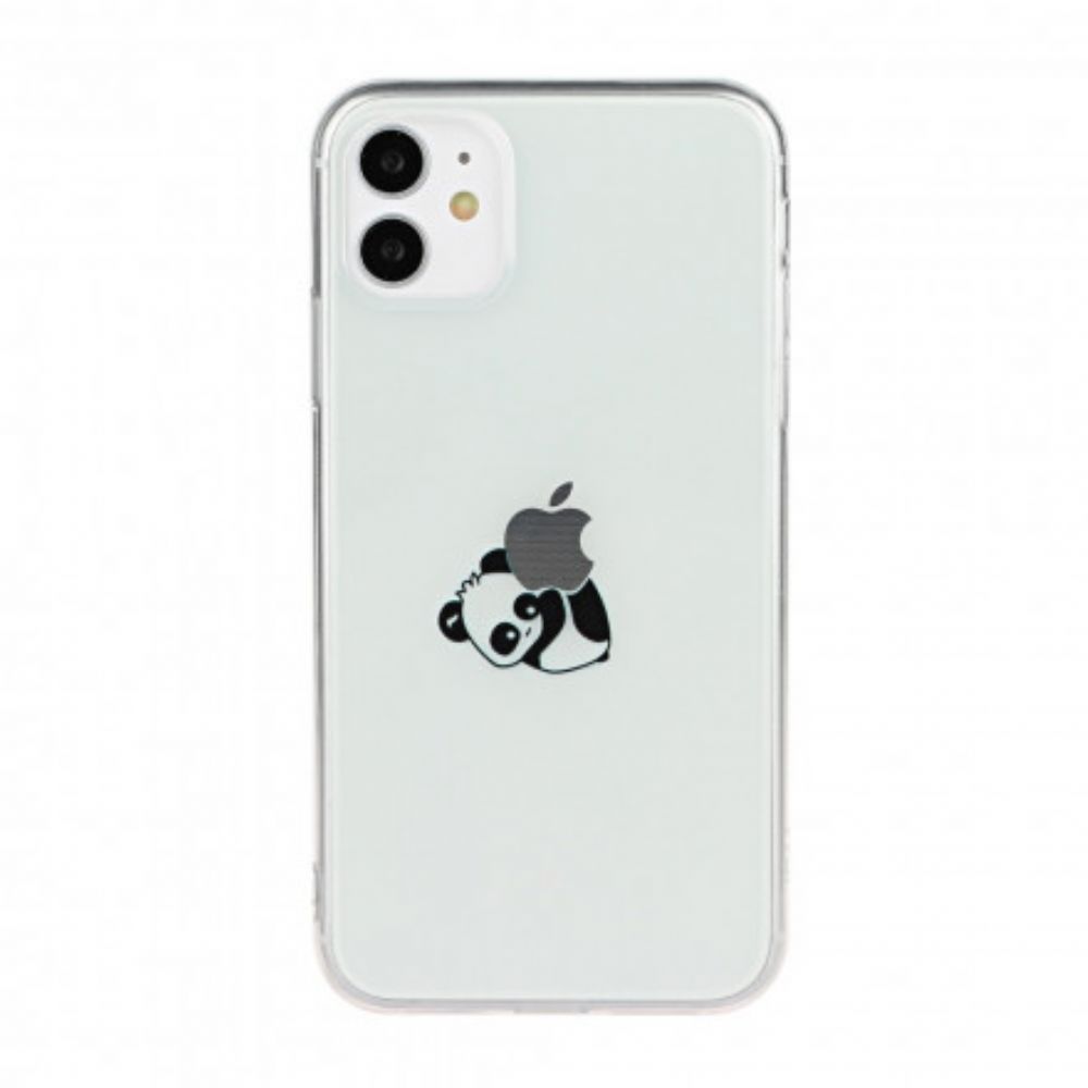 Hoesje voor iPhone 11 Panda Logo Spellen