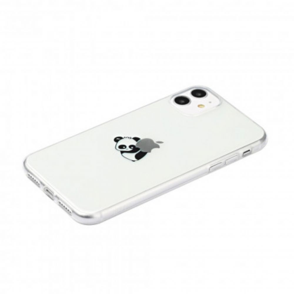Hoesje voor iPhone 11 Panda Logo Spellen