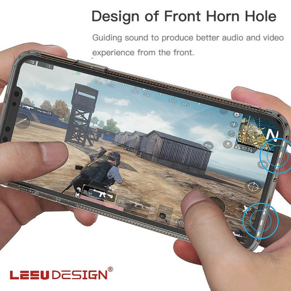 Hoesje voor iPhone 11 Transparante Leeu Beschermende Kussens