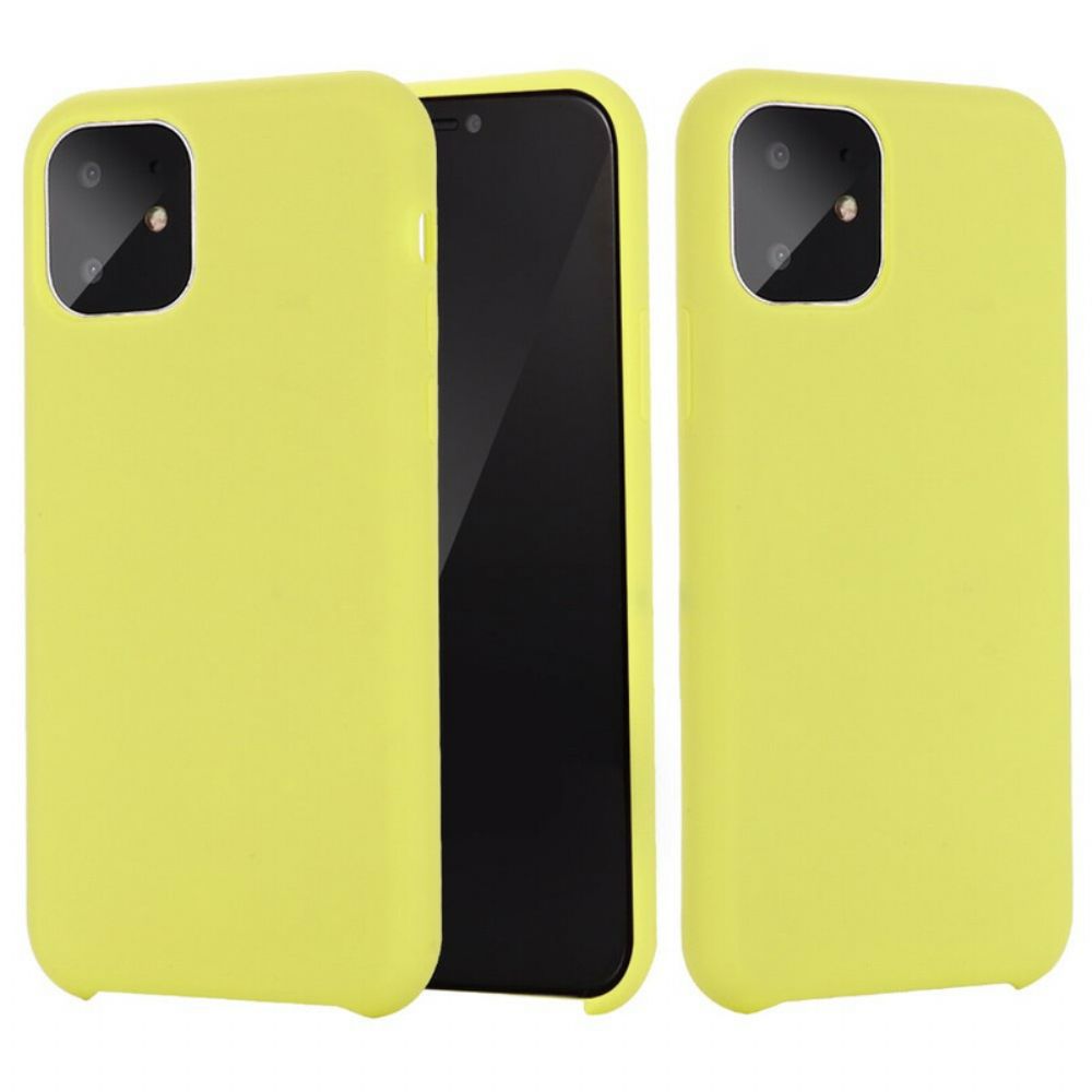 Hoesje voor iPhone 11 Vloeibare Siliconen