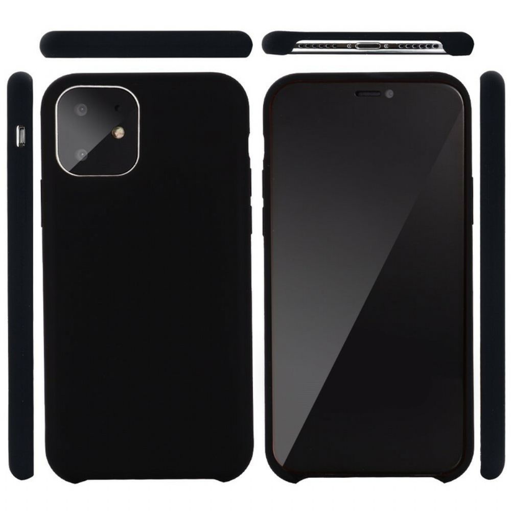 Hoesje voor iPhone 11 Vloeibare Siliconen