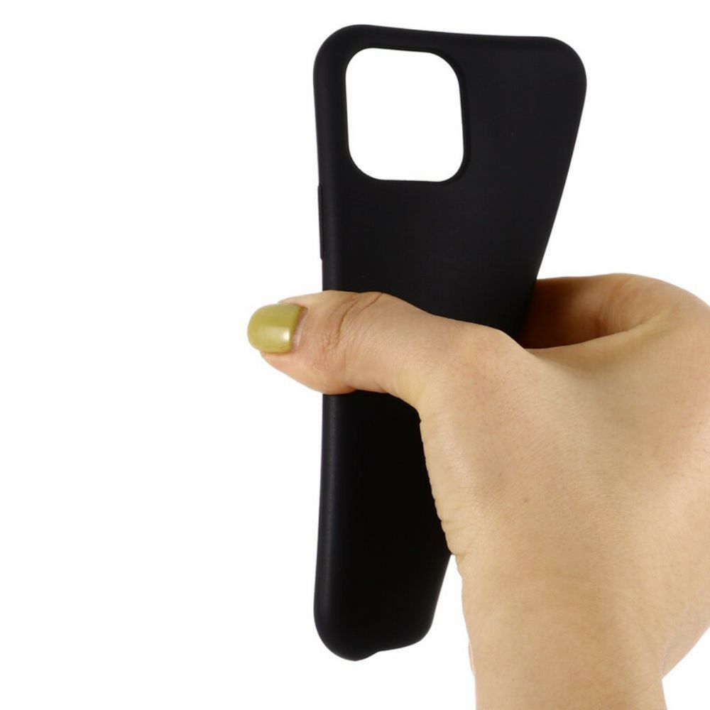Hoesje voor iPhone 11 Vloeibare Siliconen