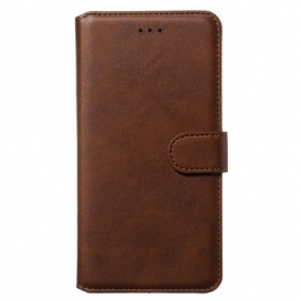 Leren Hoesje voor iPhone 11 Zakelijke Retro Kunstleer
