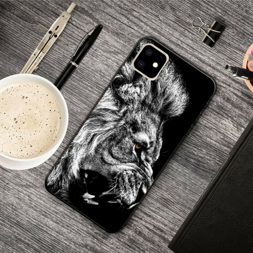 Telefoonhoesje voor iPhone 11 Felle Leeuw