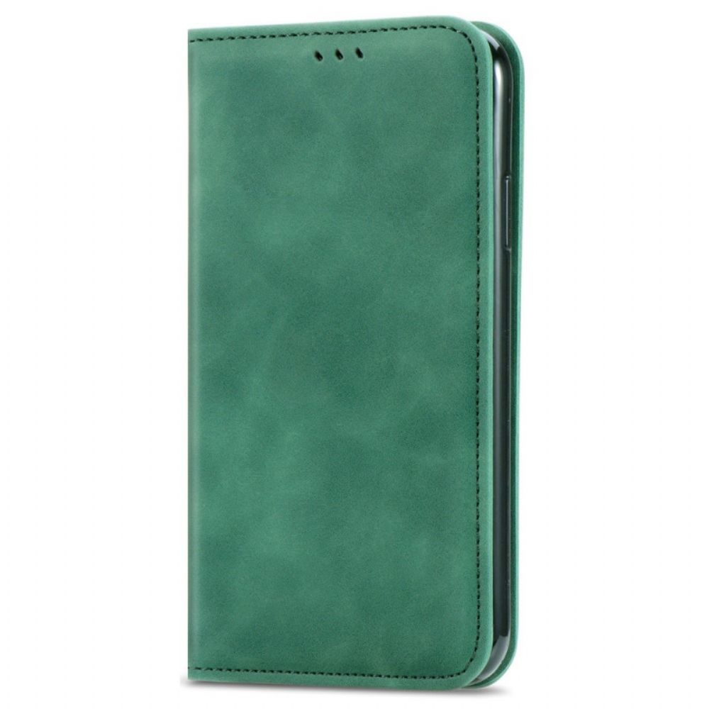 Bescherming Hoesje voor Samsung Galaxy S22 Ultra 5G Folio-hoesje Skin-touch-ontwerp