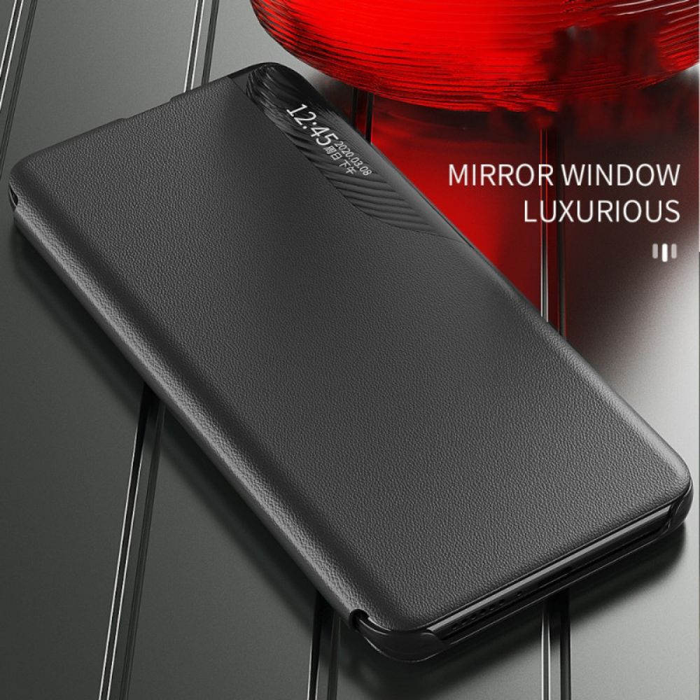 Bescherming Hoesje voor Samsung Galaxy S22 Ultra 5G Getextureerd Kunstleer