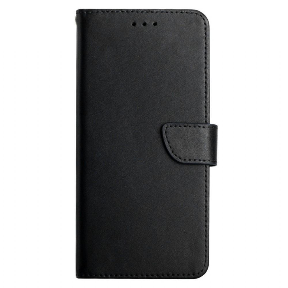 Flip Case voor Samsung Galaxy S22 Ultra 5G Echt Nappaleer