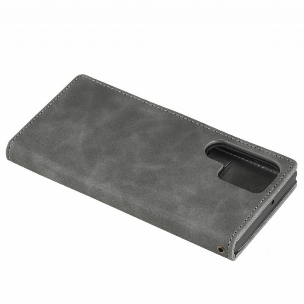 Folio-hoesje voor Samsung Galaxy S22 Ultra 5G Huidgevoelgolf