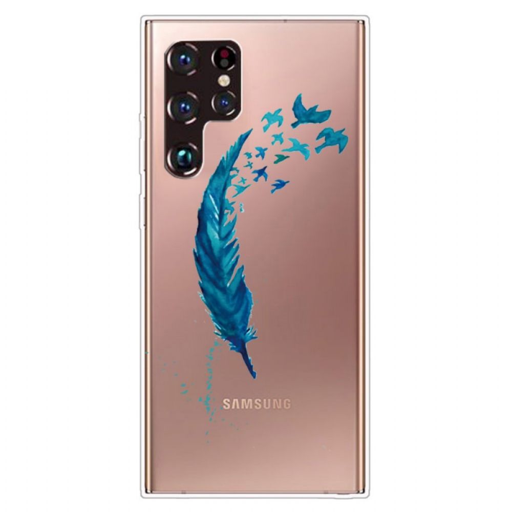 Hoesje voor Samsung Galaxy S22 Ultra 5G Mooie Veer
