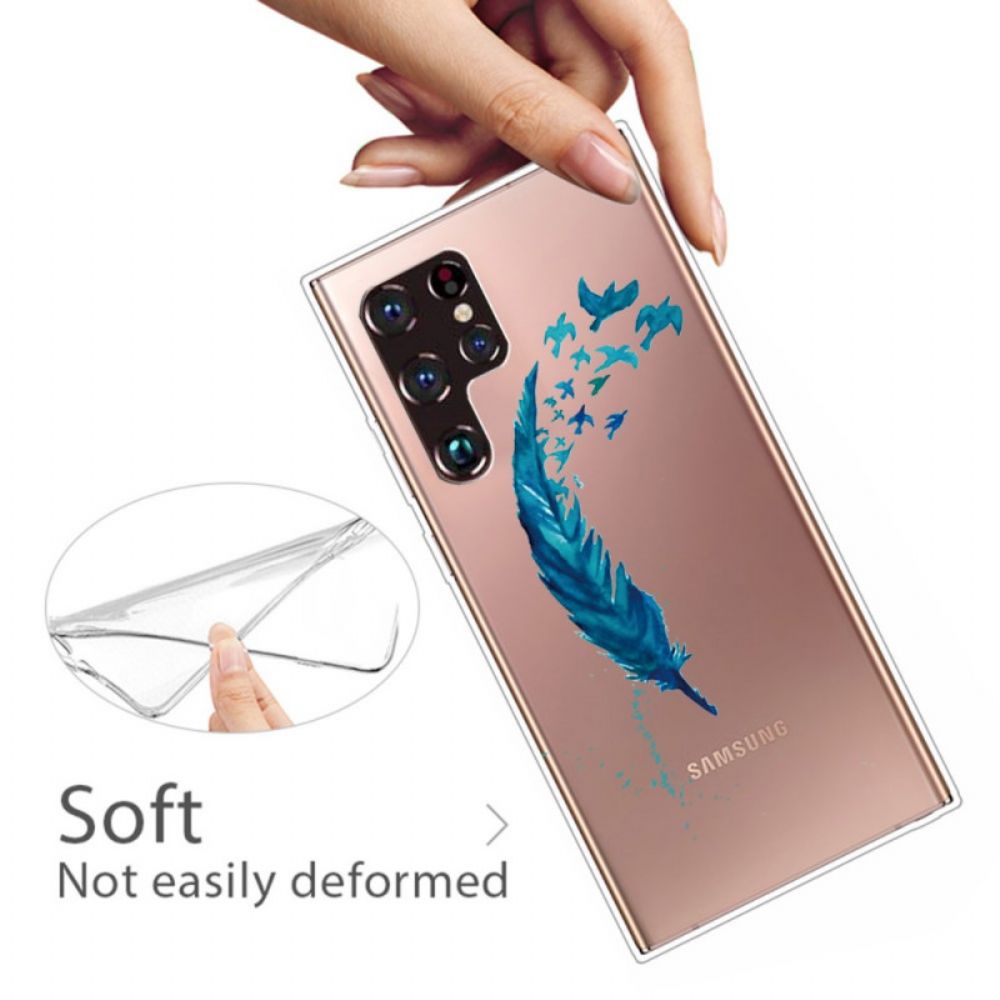 Hoesje voor Samsung Galaxy S22 Ultra 5G Mooie Veer