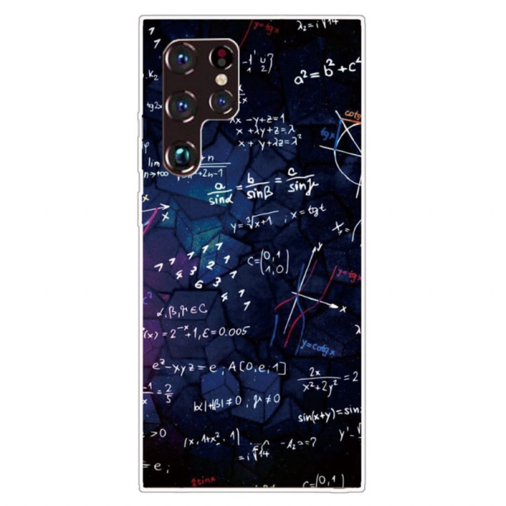 Hoesje voor Samsung Galaxy S22 Ultra 5G Wiskundige Berekeningen