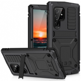 Telefoonhoesje voor Samsung Galaxy S22 Ultra 5G Bescherming Hoesje Volledige Bescherming Met Gehard Glas