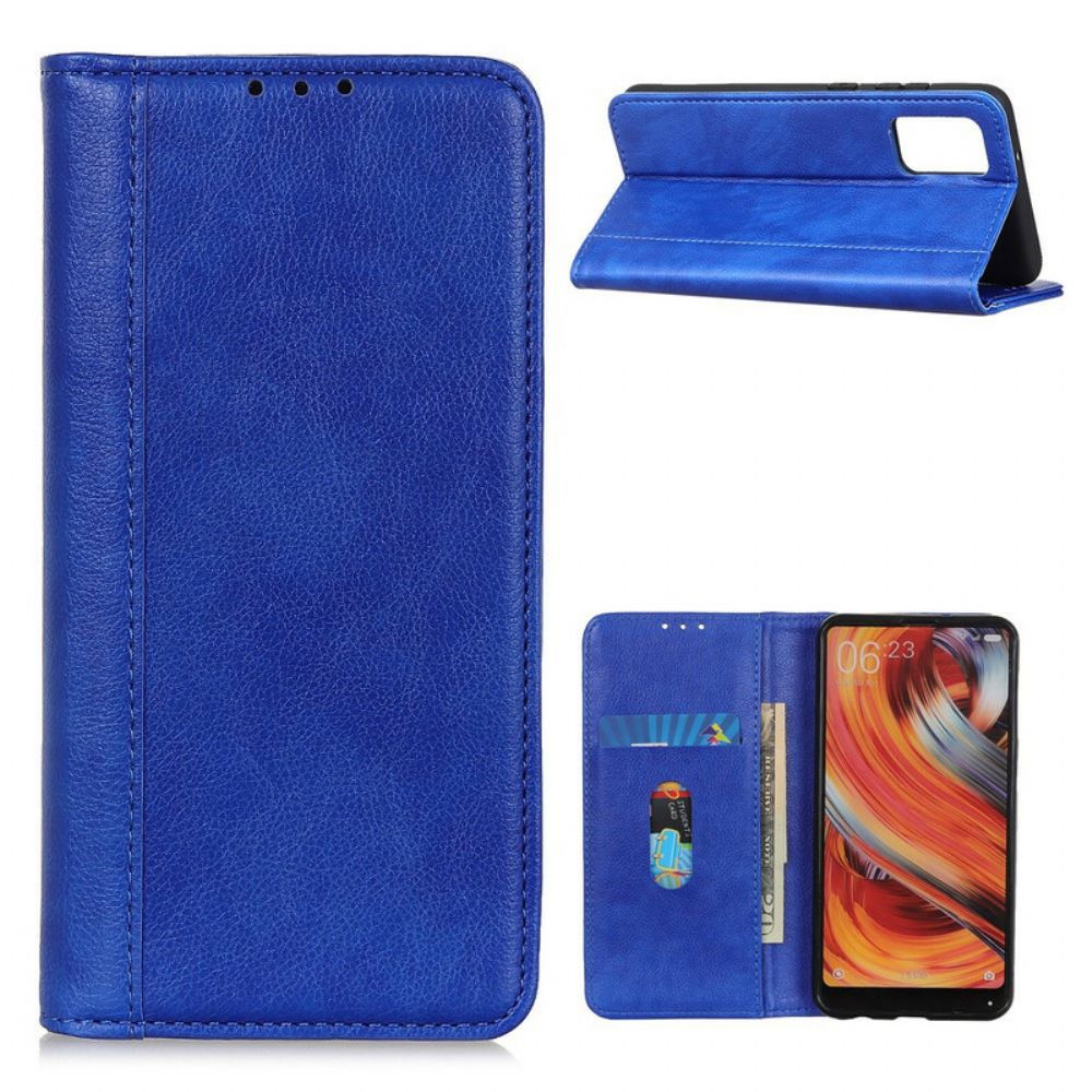 Bescherming Hoesje voor Samsung Galaxy M51 Folio-hoesje Elegance Split Litchi Leer