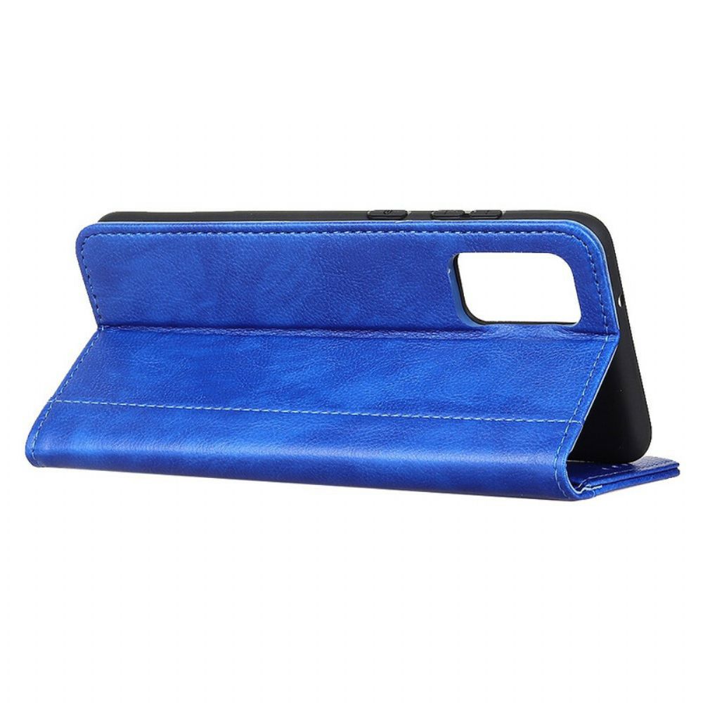 Bescherming Hoesje voor Samsung Galaxy M51 Folio-hoesje Elegance Split Litchi Leer