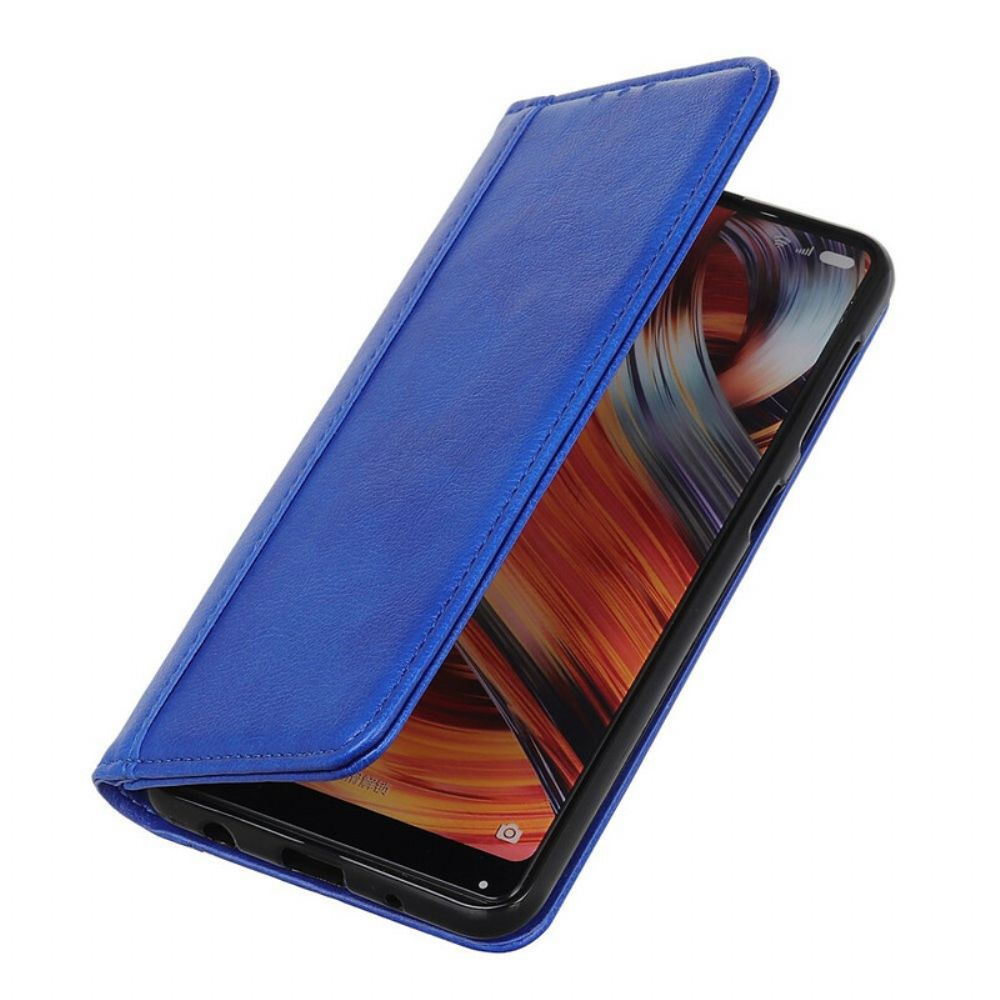 Bescherming Hoesje voor Samsung Galaxy M51 Folio-hoesje Elegance Split Litchi Leer