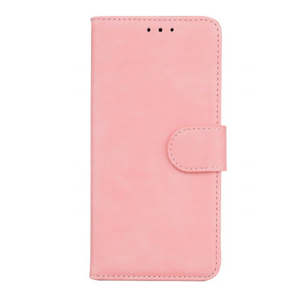 Folio-hoesje voor Samsung Galaxy M51 Zwart Leereffect
